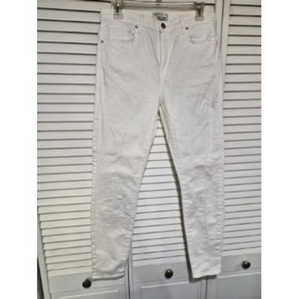 Forever 21 White Push Up Jeans High Rise Skinny Denim Pants Size 30